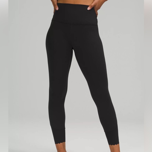 Lululemon Scalloped Hem High Rise Tight - Picture 1 of 4